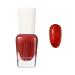 Red Glitter Nail Polish Gel Quick Dry Nail Varnish Shell Spiral Holographic Shimmering Metallic Shining Sparkling Long Lasting No Need Cure DIY Nail Art Manicure Gift for Women & Girls