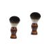 Beavorty 2st Christmas candlestick tortoise toy captain's hat men shaving brush styling beard bush shaving foam beauty tools beard brush for men turban soft fur man bamboo