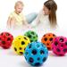 Buy Songyea 4-Piece Moon Ball Set | High Bounce Rubber Balls for Kids | Multicolored Space Balls | Perfect for Outdoor Play - 7 cm Flunkyball - Buy Online on GoSupps.com