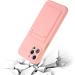 Buy Tivenfezk Nadoli Ultra Thin Silicone Case for iPhone 15 Pro - Shockproof Scratch-Resistant Wallet TPU Cover with Credit Card Holder - Pink - Buy Online on GoSupps.com