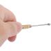 Titanium Alloy Ear Wax Removal Tool with Key Ring - Brass Glossy Round Ear Pick Cleaner for Ear Cleaning - Buy Online on GoSupps.com