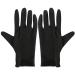Beaupretty moisturizing eczema cotton gloves 12 pairs black cotton gloves for dry hands spa lotion gloves cosmetic gloves L