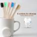 Jerliflyer 10 Pack Kids Bamboo Toothbrush - Eco-Friendly Soft Bristles Wooden Handle 6 Colors Available - Buy Online on GoSupps.com
