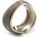 Avalaya Burn Silver Textured Bangle Hinged, Wavy Design - Buy Online on GoSupps.com