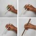 MUBOYI Adult Training/Helper Chopstick Right Handed Easy to Use Cheater Reusable for Hand Shake Stiffness Embarrassed Elderly and Disabled A - Buy Online on GoSupps.com