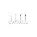 UNbit Nose Hair Trimmer Stainless Steel Nose Trimmers Hair Scissors Ear Remover Cut Beauty Removal Tools Fashion Beauty Tools Trimmer (Size : 4PC)