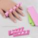 ZMDREAM Pack of 100 Disposable Toe Separators - Pedicure Nail Salon Essential - 4 Colors Pink, Yellow, Green, Blue - 50 Pairs - Buy Online on GoSupps.com