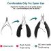 Premium Stainless Steel Nail Tongs for Ingrown Toenails - Durable Ergonomic Nail Scissors for Strong Toenails - International Shipping Available - Buy Online on GoSupps.com