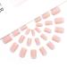 Brishow Short Press-On Nails - Ballerina Acrylic False Nails (Nude) - 24 Pieces for Women & Girls - Buy Online on GoSupps.com