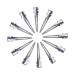 50pcs 1.75 Single Prong Curl Clips Silver - Metal Alligator Hair Pins for Extensions - Buy Online on GoSupps.com