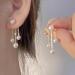 Boho Pearl Drop Dangle Earrings - Vintage Gold Pearl Ear Jackets & Tassel Earrings for Women | Stylish Jewelry Gifts - Buy Online on GoSupps.com