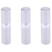 Vadillo 3X 8 Ml Portable Travel Mini Bottle Refillable Empty Perfume Atomizer - Silver
