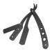 Professional Straight Edge Barber Razor Holder | Foldable Alloy Blade Holder | Ultimate Trimmer Rack for Men - Buy Online on GoSupps.com