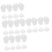 FRCOLOR 16 Pairs Clip Toe Pad Thong Sandal Toe Pads Toe Protector for Thong Sandal Toe Protectors Sandal Toe Cushion Flip-flops Toe Pad Sandal Inserts Non-slip Protection Pad