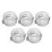 TOYANDONA Clear Stove Knob Covers 5pcs Universal Oven Stove Gas Knob Cover Child Safety Children Kitchen Stove Gas Knob Covers Protection Gas Safety Case Stove Knob Case for Kitchen Baby Kid