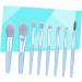 BIUDECO 8pcs Cosmetics Brush Eyeshadow Makeup Facial Kit Makeup Brushes Face Powder Brushes Blue - Buy Online on GoSupps.com