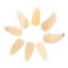 POPETPOP 8 Pcs Guzheng nail pieces Guzheng Nail Covers Practical Guzheng Nails Finger Picks guitars for adults guzheng false nails guitar thumb picks music lute small horns child instrument 2.5X1.2X0.1CM Light Yellow 02