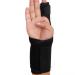 Index Finger Splint Extension Hand Splint Medical Enhanced Thumb Fixed Sleeve Breathable Protective Wrist Cover Brace for Trigger/Mallet Finger  Rheumatoid Arthritis or Fractured Pain Relief (black1)