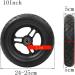 Wheelchair Front Wheel 1 Pair Electric Wheelchair Front Wheels 10Inch Heavy Duty Replacementer Wheel Wheelchair Solid Tire for Rollator - Buy Online on GoSupps.com