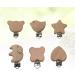 Toyvian 12 pcs Pacifier Clips Wooden Pacifier Clip Baby Teeth Comfor Tools Baby Pacifier Clips Cute Star Heart - Buy Online on GoSupps.com
