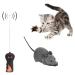 Remote Control Mouse 7.5m Range Mouse Electronic Go Forward Backward Pet Toy for Cat Dog Funny Rat Novelty (Brown)
