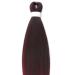 LDMY Pre-Stretched Braiding Hair Extensions - 8PCs 26inch Ombre Burgundy Synthetic Kanekalon Braids | International Shipping Available - Buy Online on GoSupps.com