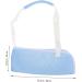 CHILDWEET Children's Arm Sling Arm Brace Right Arm Sling Shoulder Sling Elbow Sling Net Sky-blue 60X30CM Sky-blue - Buy Online on GoSupps.com