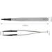 BES Precision ESD Stainless Steel Replaceable Tweezers BST-2A | Electronics Lab Tool - Buy Online on GoSupps.com