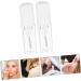 WOONEKY 2pcs Eyelash Raincoat Tubular Mascara Gels Clear Raincoat Clear Rain Coat Transparent Plastic - Buy Online on GoSupps.com