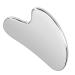 Gua Sha Facial Tools Stainless Steel Face Neck Body Gua Sha Board Reusable Skin Care Tools for Face Body Eyes Neck Skin Tightening(Silver)