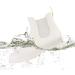 Babaka Women's Waterproof Ankle Rain Boots - Anti-Slip Chelsea Booties in White - Size 5.5 - Buy Online on GoSupps.com