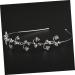 minkissy Flowers hair clip Floral hair barrettes Crystal hairband hair loop Floral hairband flowers wedding Wedding - Buy Online on GoSupps.com