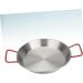 Alipis 2pcs Non-Stick Paella Pan Baking Dish with Lid Stainless Steel Skillet Frying Pan with Egg Pasta Kitchen Gadget Chinese Wok Pan Steel Cook Pan Mini Wok Fried Chicken Plate Outdoor 20*16CMx2pcs Silverx2pcs - Buy Online on GoSupps.com