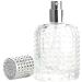 Enslz Perfume Fragrance Cologne Atomizer Empty Refillable Glass Bottle Fine Mist Silver Sprayer 50ml (Silver) - Buy Online on GoSupps.com