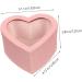 SKISUNO Heart Shape 1pc Heart Shaped Window Box Clear Acrylic Boxes Valentines Day Flower Wrapping Case Christmas Paper 1 count (Pack of 1) Pink - Buy Online on GoSupps.com