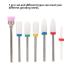 NAROOTE Nail Drill Bits 7Pcs Nail Metal Drill Bits Nail Polishing Burr Manicure Pedicure Accessory Tool Set(TZ-08) - Buy Online on GoSupps.com