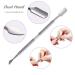 FULINJOY 2PCS Stainless Steel Cuticle Pusher and Cutter - Dual Head Manicure & Pedicure Tool for Fingernails and Toenails - Buy Online on GoSupps.com