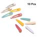 Lurrose 10pcs Colorful Acrylic Resin Hair Clips - Geometric Crocodile Barrettes for Kids Women & Girls - Stylish Hairpins & Headdress - Buy Online on GoSupps.com