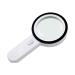 Magnifying Glass Magnifier with 12 LED Lamps Vision Aid Handheld Magnifying Glass 30X HD Lens Practical High for Power Antique Identification Magnifier