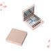 Shop 2pcs Empty Eyeshadow Dish & Cosmetic Case | Pink Square Palette for Cosmetics - International Shipping Available - Buy Online on GoSupps.com