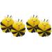 Lurrose 4 pcs Soothing Toddler Women Animal Balls Loofahs Ball Men Spa Girls Wash Brush Boys Shape Mesh Bee Loofah Bath Children Pouf Scrubber Yellow Sponges Sponge Kids Body for Yellowx2pcs 11x11cmx2pcs
