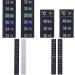 CENPEK 3Pcs Aquarium Thermometer Strip - Digital Temperature Sticker with Dual Scale for Accurate Fish Care - Buy Online on GoSupps.com