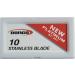 DORCO ST301 Platinum Extra Double Edge Razor Blades - 100 Pack with Free Styptic Matches - Smooth Shaves and Quick Relief Combo - Buy Online on GoSupps.com