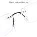 VISENG Rimless Titanium Reading Glasses 2 Pairs +1.25 Diopters for Men and Women - Ultra Light Design (Silver/Pink) - 2 Pack - Buy Online on GoSupps.com