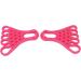 Bump Point Massage & Toe Stretch Belt - Claw Toe Straightener for Foot Relaxation (Pink) | International Shipping Available - Buy Online on GoSupps.com