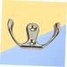 Hemobllo 10pcs Hooks for Hat Zinc Wall Bag Alloy Hook Towel Clothes Bedroomsilver Door Bathroom Creative - Buy Online on GoSupps.com