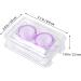 Buy Healvian 4-Piece Mini Contact Lens Case Set - Leak-Proof Tweezers & Lens Holder | Japanese Style | International Shipping - Buy Online on GoSupps.com