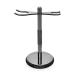 St rtebekker Premium shaving rack made of stainless steel in black - suitable for razor plane & shaving brush - High quality accessories for your bathroom - Non -slip floor - Gift idea men