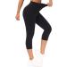 Gym People Tummy Control Workout Leggings with Pockets | High Waist Yoga Pants for Women | Running, Hiking, Capris | Black - Large - Buy Online on GoSupps.com