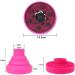 Travel Collapsible Hair Dryer with Portable Curly Hair Diffuser - Rose Red - Buy Online on GoSupps.com